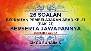 8 sementara itu, jennifer nichols menyederhanakannya ke dalam 4 prinsip pokok pembelajaran abad ke 21yang dijelaskan dan dikembangkan seperti berikut ini: 26 Soalan Berkaitan Pembelajaran Abad Ke 21 Pak 21 Berserta Jawapannya Cikgu Suhaimin Belajar