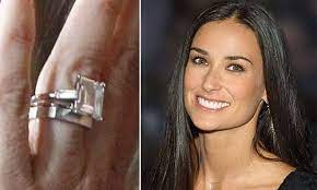Celebrity Engagement Rings Celebrity Engagement Rings Demi Moore Engagement Ring Engagement Rings