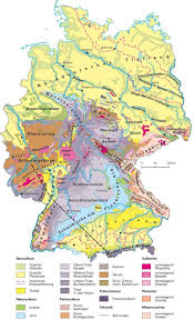 Geologische Karte Von Deutschland Karte Deutschland Landkarte Deutschland Geologie