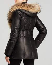Mackage Ingrid Leather Down Coat Women Bloomingdale S Down Coat Coat Mackage