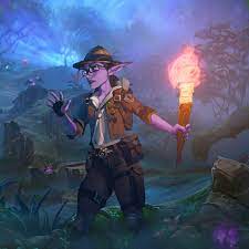 Illustration De Blizzard Entertainment Night Elf Character Art Warcraft Art
