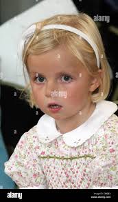 Princess Louise is pictured at the celebration of Queen Paola of Belgium's  70th birthday with 800 volunteers who fight against children abuse at  Castle Laken, Belgium, 02 September 2007. Photo: Albert van