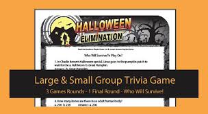 Halloween Elimination Trivia Game Trivia Games Trivia Halloween Facts