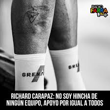 El tatuaje es una larga historia y no me gustaría que se me identificara con ningún equipo en richard carapaz está en la lucha por obtener el título en la vuelta a españa y se encuentra como. Ecuador Un Tatuaje En La Pierna Radio Farra 95 7 Fm Facebook