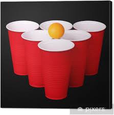Una delle tantissime incredibili immagini gratuite su pexels. Quadro Su Tela Birra Pong Bicchieri Di Plastica Rosso E Arancio Palla Tennise Su Nero Pixers Viviamo Per Il Cambiamento