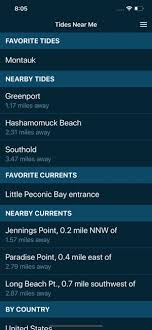 Tides Near Me On The App Store