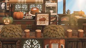 Bianca On Instagram Stitches Said He Wanted His House To Always Smell Like Pumpkin Pie So We Made It Happen Wel Pumpkin Stands Animal Crossing Pumpkin