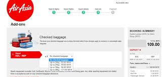 Log into airasia add baggage without in a single click. Airasia Check In Baggage Policy