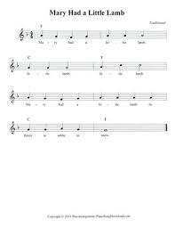 For more simple sheet music for kids and free printable music education resources, check out my pinterest board below. Mary Had A Little Lamb Free Lead Sheet With Melody Chords And Lyrics