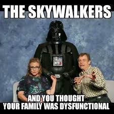 Star Wars 25 Skywalker Family Memes That Will Make True Fans Laugh Star Wars Humor Star Wars Quotes Star Wars Facts