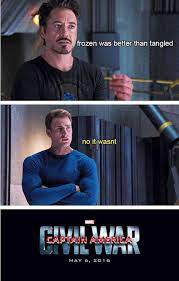 Meme Watch These Captain America Civil War Memes Explain Why They Fight Marvel Jokes Funny Marvel Memes Captain America Civil War Meme