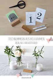 Diy Deko Ideen Zur Hochzeit Mit Ikea Ideen Fur Die Hochzeit Hochzeit Tischnummern Ikea Hochzeit