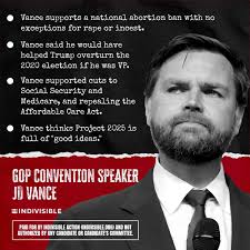 It's important to understand that Trump didn't pick JD Vance to help him  win this election. Trump picked Vance because he wants a sycophant willing  and able to help him pass his
