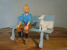 Herge Statuette Leblon Delienne 45 48 Banc Tintin Assis Milou Assis Banc Bleu 1991 1992 835 Euro Apr2018 Tintin Herge Figurine De Collection