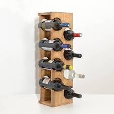 Woodymood Mountain Wine Rack Natural Tabletop Wine Rack Countertop Wine Rack In 2020 Table Top Wine Rack Countertop Wine Rack Wine Rack