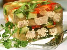 Sulze Mit Gemuse Und Kalbsfleisch Rezept Rezepte Fleisch Lebensmittel Essen