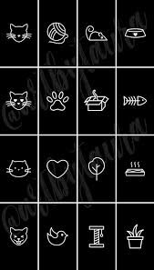 Instagram Highlight Covers Black Highlight Covers Cat Highlight Covers Instagram Stories Black Cat Icons Cat Icon Instagram Icons Instagram Highlight Icons Posting about things that violate the tos will get your post removed and possibly get you banned. instagram highlight covers black