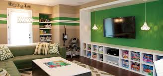 45 Video Game Room Ideas To Maximize Your Gaming Experience Game Room Kids Entertainment Room Design Green Family Rooms