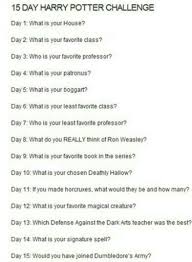 Hp 30 Day Challenge Day Two Harry Potter Amino