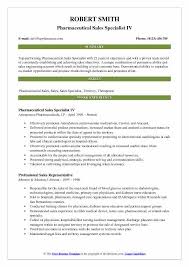 Maybe you would like to learn more about one of these? Pharmaceutical Sales Specialist Resume Samples Qwikresume