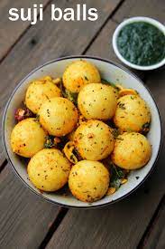 Sooji Balls Recipe Semolina Balls Rava Balls Easy Breakfast Recipe Recipe Indian Dinner Recipes Breakfast Recipes Indian Breakfast Recipes Easy