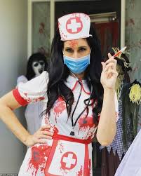 Buy happy hodleen hodl bitcoin halloween costume funny tank top: Coronavirus Themed Halloween Costumes From Around Australia Daily Mail Online