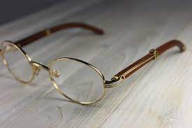 Vintage Cartier Glasses Cariter Giverny Rosewood Eyeglasses Gold Metal Wood Frames Cartier Palisander Cartier Glasses Men Mens Eye Glasses Vintage Cartier