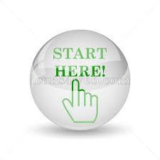 Start Here Glossy Icon Start Here Glossy Button Icon Royalty Free Icons Web Design