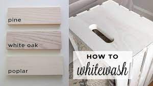 I'd heartily join my dad to help paint or stain the exterior wooden features of our sprawling home. White Wood Stain Options How To Whitewash Wood With Stain Youtube