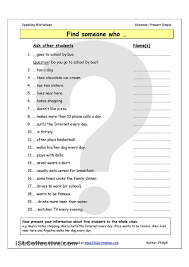 Find Someone Who Present Simple Questions 1 This Or That Questions Learn English Find Someone Who
