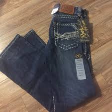 Mens Rock 47 Denim By Wrangler Jeans