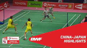 What are we referring to here? Total Bwf Thomas Uber Cup Finals 2018 China Vs Japan F Highlights Bwf 2018 Youtube