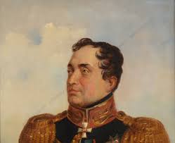 George Dawe-Studio "Russian Adjutant-General Ph. O. Paulucci",published  portrait