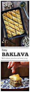 These are kind of like a mediterranean egg roll but filled with meat and cheese. Easy Baklava Drizzld Com Baklava Recipe Easy Desserts Dessert Recipes