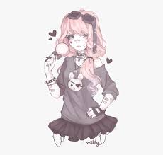 Submitted 1 year ago by crystalthekitty. Pastel Goth Anime Girl Hd Png Download Transparent Png Image Pngitem
