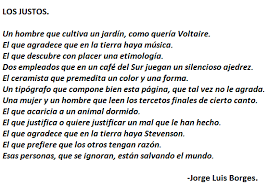 Jorge Luis Borges Los Justos Words Quotes Math