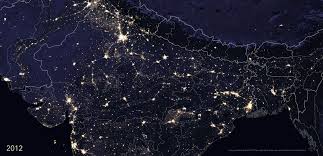 North India Night Lights 2012 Vs 2016 By Nasa Map India India World Map Nasa Nasa Pictures
