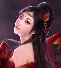 Digital Art By Yu Han Chen Cuded Painting Of Girl Digital Portrait Fantasy Girl