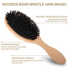 Add to favorites usa made 100% texas goat brush farm raised goats hair bristle 7 beechwood wood handle hair body face dry barber neck duster beard baby dixiecowboy 5 out of 5 stars (1,909. Buy Hair Brush Set With Wooden Comb Natural Soft Hair Brushes For Straightening Massage Comb At Affordable Prices Free Shipping Real Reviews With Photos Joom