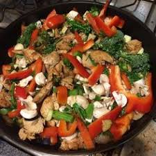 Chicken Stir Fry With Mushroom Red Capsicum Eggplant Zucchini Broccoli Onion Garlic Soy Sauce A Touch Of Oregano Food Foodquota Stirfry Chickenstirfry Ch