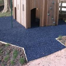 Rubber mulch is a type of mulch used in gardens and landscaping that is made from recycled rubber, most often crumb rubber sourced from waste tires. Rubber Mulch Costs Bonded Play Bark Prices