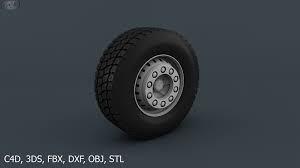 Wheels Truck Back And Front 3d Models Wheel Trucks Fronts