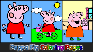 Peppa Pig Coloring Pages For Kids Peppa Pig Coloring Games Peppa Pig Coloring Book Part 02 Peppa Pig Coloring Pages Cartoon Coloring Pages Coloring Books