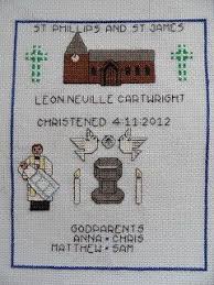 How does cross stitch differ from needlepoint? Christening Cross Stitch Cross Stitch Cross Stitch Samplers Christening