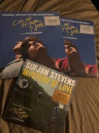 The vinyl package of call me by your name includes a poster, an insert and the 180 gram records are housed in 2 exclusive printed innersleeves. My Peach Season Edition Came In Joining It S Siblings Blue Vinyl And Record Store Day One Day I Ll Have Yellow Callmebyyourname