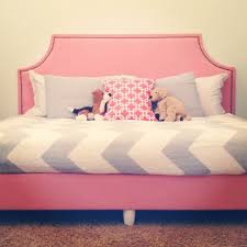 Your pooch will love his new comfy outdoor bed. Chris Erica Transitioning Diy Headboard Upholstered Bedroom Headboard Girl Room