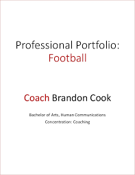 The services to be provided by the coach have to be as per the rules mentioned in the coaching contract. Football Portfolio