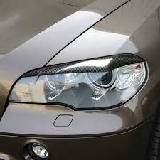 Bmw parts catalog x6 e72 hybrid x6 e72 hybrid. Carbon Fiber Headlights Eyebrows Eyelids For Bmw X5 E70 Accessories Front Headlamp Eyebrows Car Styling Wish