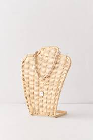Priscilla Rattan Necklace Display Stand Necklace Display Jewelry Display Cards Jewelry Display Stands