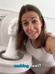 Creating a Sculpture with Toilet Supplies and Foam Clay